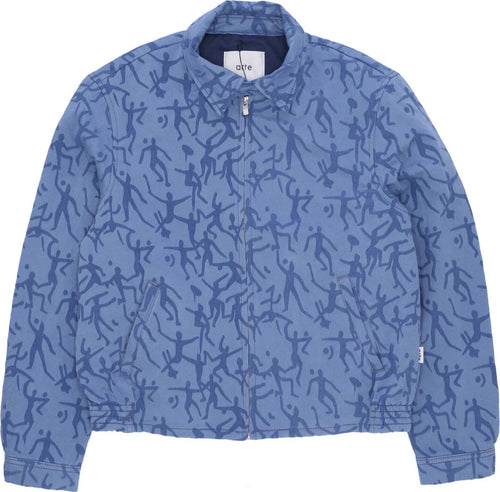 ARTE-Giubbotto-Uomo-James-Allover-Jacket-Blue-da-uomo