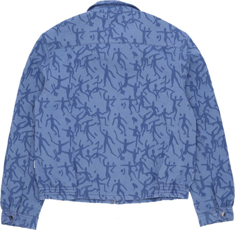 ARTE-Giubbotto-Uomo-James-Allover-Jacket-Blue-da-uomo