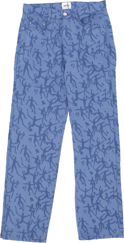 ARTE-Pantalone-Lungo-Uomo-James-Allover-Pants-Blue-da-uomo