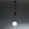 Artemide Aggregato Saliscendi bianco diametro 400mm sfera