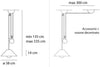 Artemide Aggregato Saliscendi diametro 380mm cono metallo