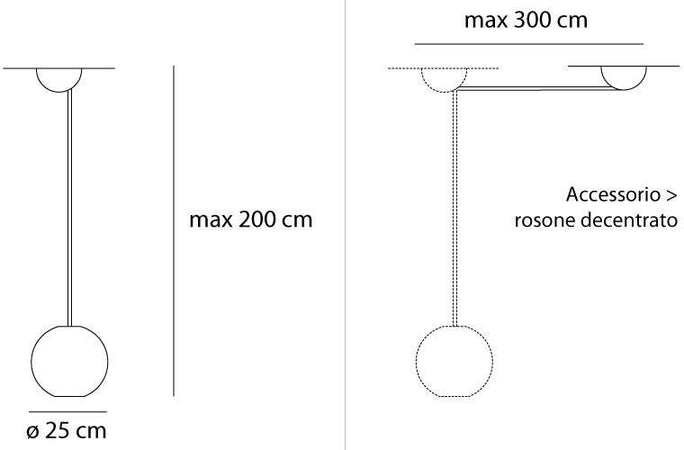Artemide Aggregato sfera ø 250