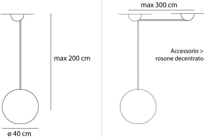 Artemide Aggregato sfera ø 400 bianco