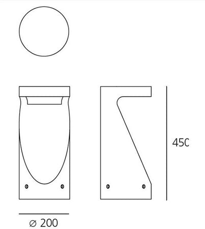 Artemide, IPPOLITO 45 lampada da terra