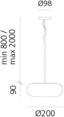 Artemide Itka 20 Lampada a Sospensione