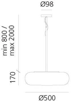 Artemide Itka 50 Lampada a Sospensione