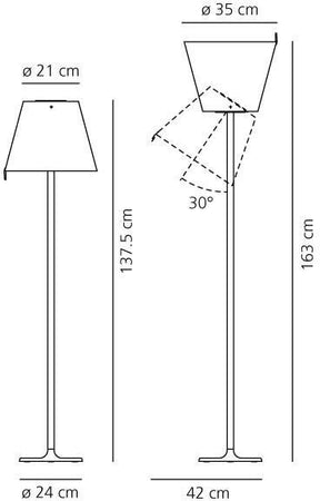 Artemide Melampo Floor - Modello Bronzo
