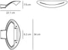 Artemide Mesmeri LED lampada a parete 3000K