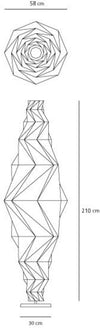 Artemide, Minomushi floor lampada da terra