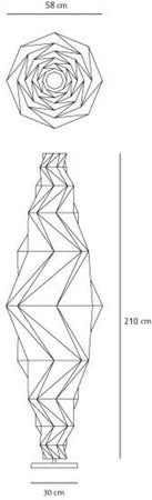Artemide, Minomushi floor lampada da terra