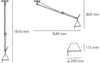 Artemide, Tolomeo Decentrata Suspension, Lampada a sospensione