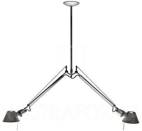 Artemide, Tolomeo due bracci suspension, Lampada a sospensione