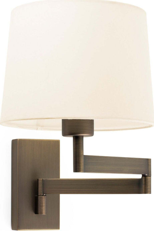 ARTIS Lampada da parete con braccio snodabile bronzo/beige Illuminazione/Illuminazione per interni/Illuminazioni per pareti/Applique Led Mall Home - Napoli, Commerciovirtuoso.it