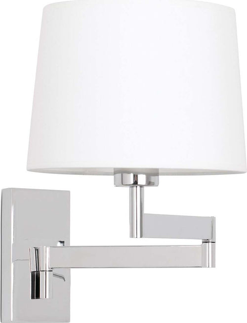 ARTIS Lampada da parete con braccio snodabile chrome/bianca Illuminazione/Illuminazione per interni/Illuminazioni per pareti/Applique Led Mall Home - Napoli, Commerciovirtuoso.it