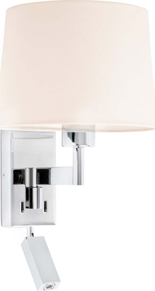 ARTIS Lampada da parete con lettore chrome/beig Illuminazione/Illuminazione per interni/Illuminazioni per pareti/Applique Led Mall Home - Napoli, Commerciovirtuoso.it