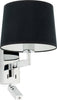 ARTIS Lampada da parete con lettore chrome/nera Illuminazione/Illuminazione per interni/Illuminazioni per pareti/Applique Led Mall Home - Napoli, Commerciovirtuoso.it