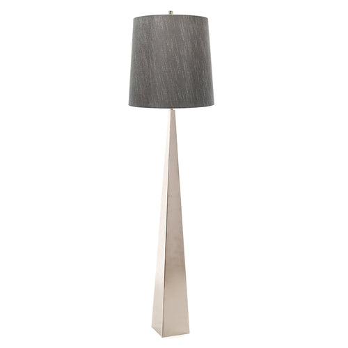 Piantana Contemporanea Ascent Acciaio Nichel Lucido 1 Luce E27