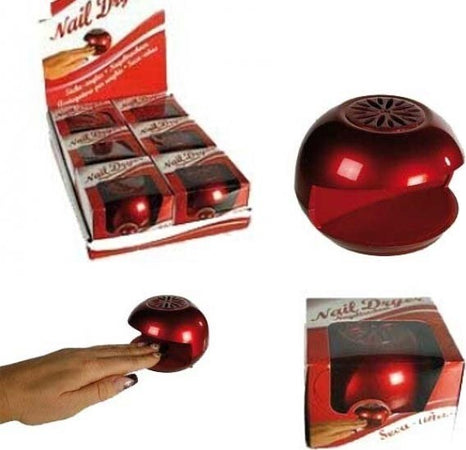 ASCIUGA UNGHIE SMALTO DA VIAGGIO PORTATILE CON VENTOLINA COLORE ROSSO 10 X 7 CM Bellezza/Manicure e pedicure/Decorazioni per unghie/Strumenti/Asciuga unghie e lampade UV Trade Shop italia - Napoli, Commerciovirtuoso.it