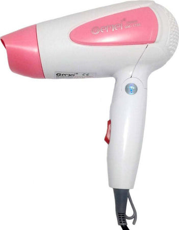 Asciugacapelli-1200-Watt-Manico-Pieghevole-Vento-Freddo/caldo-2-Velocita'-Gm1756