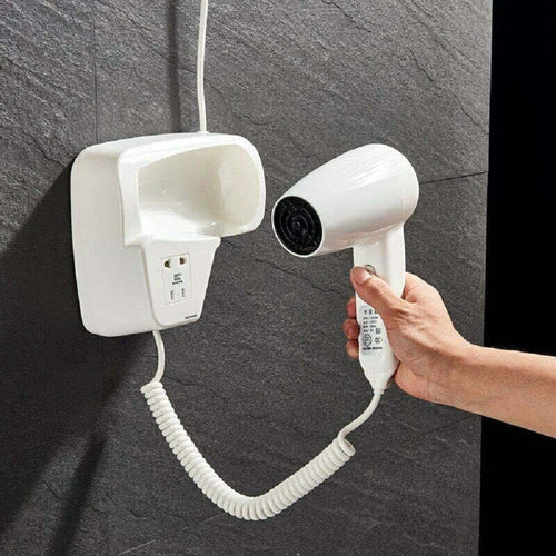 Asciugacapelli-Da-Parete-1200w-Phon-Bagni-Alberghi-Hotel-Spogliatoi-2-Velocita'