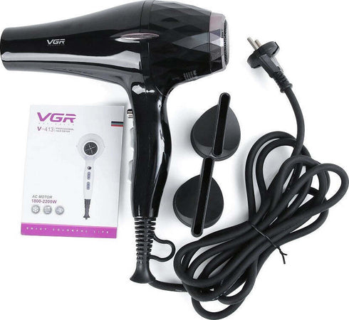 Asciugacapelli Phon Elettrico Professionale Ad Alta Potenza 2200w 2 Ugelli V-413 Salute e Bellezza > Cura dei Capelli > Asciugacapelli Trade Shop italia - Napoli, Commerciovirtuoso.it