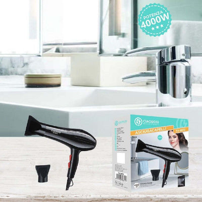 Asciugacapelli Phon Fono Professionale 4000 W Potente Testina Diffusore Tx-9812 Bellezza/Cura dei capelli/Strumenti per lo styling/Asciugacapelli e accessori/Asciugacapelli Trade Shop italia - Napoli, Commerciovirtuoso.it