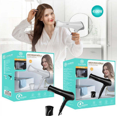 Asciugacapelli Phon Professionale 2 Velocit? 4500w Impugnatura Anatomica Tx-8082 Bellezza/Cura dei capelli/Strumenti per lo styling/Asciugacapelli e accessori/Asciugacapelli Trade Shop italia - Napoli, Commerciovirtuoso.it