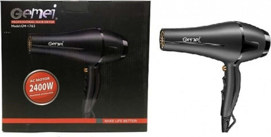Asciugacapelli Phon Professionale 2400w 2 Velocit? 3 Modalit? Di Calore Gm-1763 Salute e Bellezza > Cura dei Capelli > Asciugacapelli Trade Shop italia - Napoli, Commerciovirtuoso.it