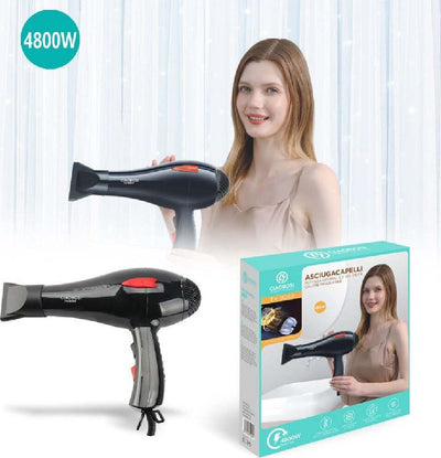 Asciugacapelli Phon Professionale 3 Velocit? 4800w Calore Regolabile Ioni Tx-9069 Bellezza/Cura dei capelli/Strumenti per lo styling/Asciugacapelli e accessori/Asciugacapelli Trade Shop italia - Napoli, Commerciovirtuoso.it
