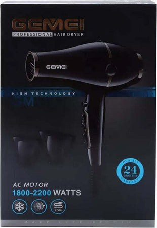 Asciugacapelli Phon Professionale Motore Ac 2200 Watt 3 Velocit? 2 Ugelli Gm-120 Salute e Bellezza > Cura dei Capelli > Asciugacapelli Trade Shop italia - Napoli, Commerciovirtuoso.it
