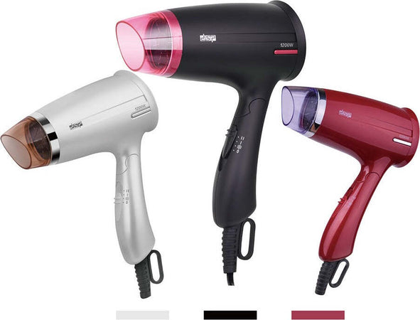 Asciugacapelli Phono Da Viaggio Sport Pieghevole 1200 Watt 3 Velocita' F-30031 Salute e Bellezza > Cura dei Capelli > Asciugacapelli Trade Shop italia - Napoli, Commerciovirtuoso.it
