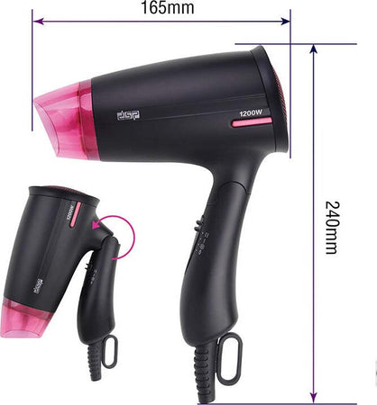 Asciugacapelli Phono Da Viaggio Sport Pieghevole 1200 Watt 3 Velocita' F-30031 Salute e Bellezza > Cura dei Capelli > Asciugacapelli Trade Shop italia - Napoli, Commerciovirtuoso.it