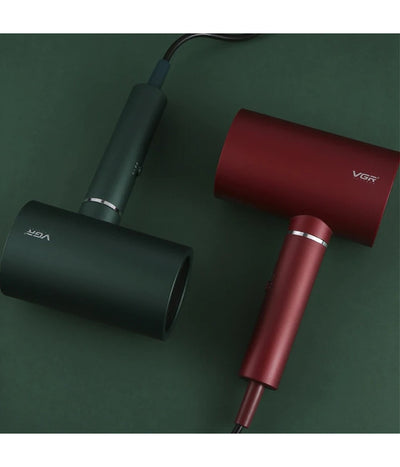 Asciugacapelli Professionale 1600-1800w Doppia Protezione Surriscaldamento V-431