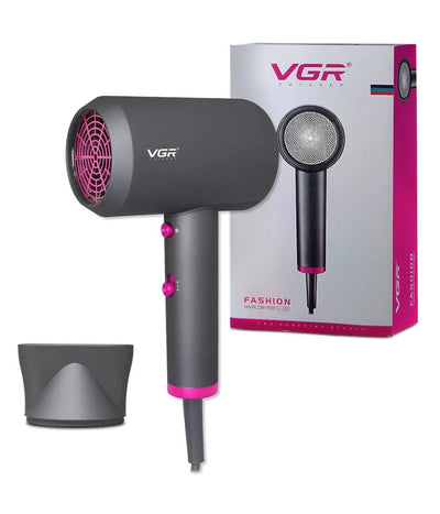 Asciugacapelli Professionale 2000w 2 Velocità Concentratore Pulsante Cool Shot V-400