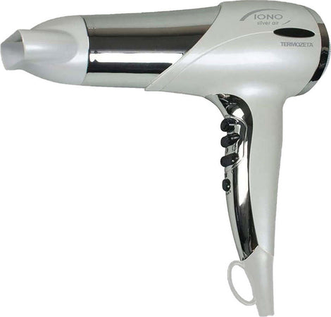 ASCIUGACAPELLI-PROFESSIONALE-'Iono-Silver-Air'---2000W-Termozeta