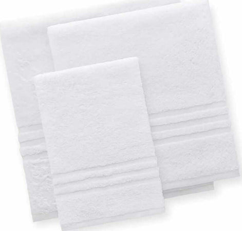Asciugamani-1+1-Ospite-E-Viso-Morbida-Spugna-Bianca-Per-Hotel-B&b-Alberghi-Centri-Estetici-Centri-Benessere-E-Spa