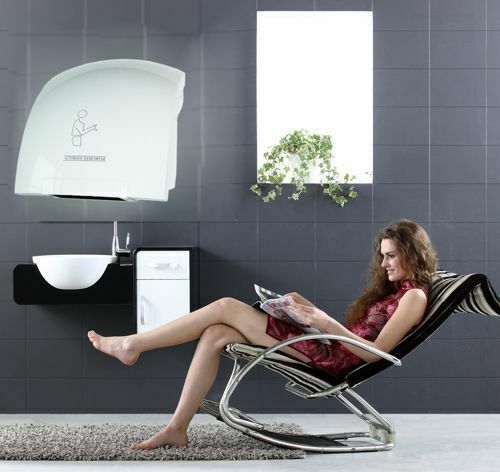ASCIUGAMANI-AUTOMATICO-ELETTRICO-AD-ARIA-CALDA-FOTOCELLULA-PARETE-MURO-PER-HOTEL