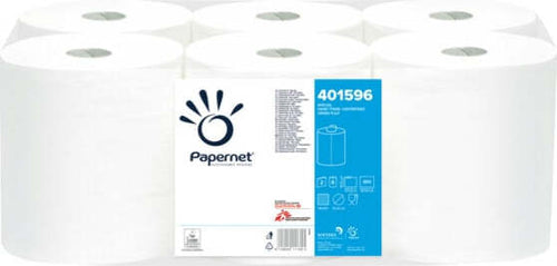 Asciugamani in rotolo Centrefeed - Maxi - 2 veli - 18 gr - 19 7 cm x 137 mt - diametro 19 3 cm - bianco - Papernet [multipack] 6 pezzi Commercio Industria e Scienza/Forniture sanitarie e igieniche/Prodotti di carta/Asciugamani di carta Eurocartuccia - Pavullo, Commerciovirtuoso.it