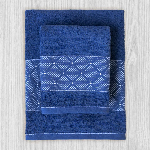 Set Asciugamani 1+1 MOSAICO By Maestri Cotonieri