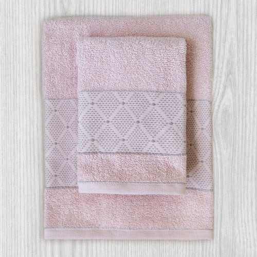 Set Asciugamani 1+1 MOSAICO By Maestri Cotonieri