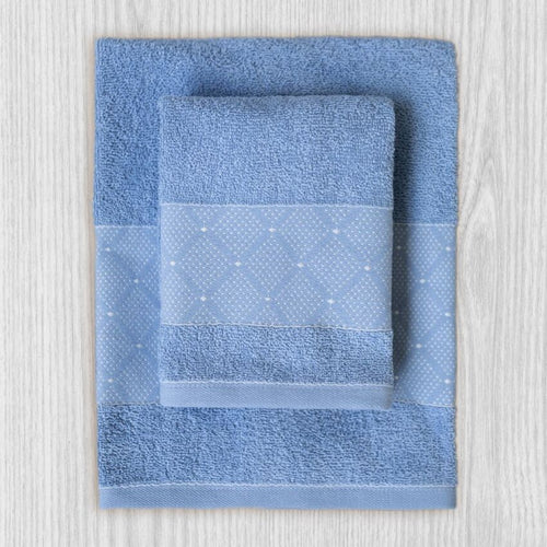 Set Asciugamani 1+1 MOSAICO By Maestri Cotonieri