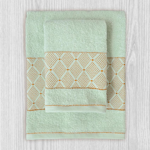 Set Asciugamani 1+1 MOSAICO By Maestri Cotonieri