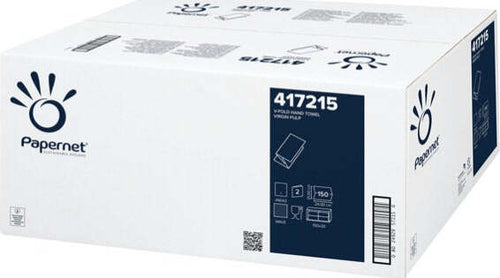 Asciugamani piegati a V - 2 veli - 18 gr - goffratura a onda - 24 x 21 cm - bianco - Papernet - conf. 150 pezzi [multipack] 20 pezzi Commercio Industria e Scienza/Forniture sanitarie e igieniche/Prodotti di carta/Asciugamani di carta Eurocartuccia - Pavullo, Commerciovirtuoso.it
