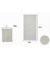 Asciugamano Da Bagno Ospite In Cotone Morbida 30 X 50cm 65gr Colore Bianca 79484