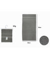 Asciugamano Da Bagno Ospite In Cotone Morbida 30x50 Cm 65 Gr Colore Grigio 79499