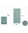 Asciugamano Da Bagno Ospite In Cotone Morbida 30x50cm 65gr Colore Celeste 79496