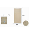 Asciugamano Da Bagno Telo In Cotone Morbida 70 X 140cm 410gr Colore Beige 79495