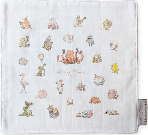 Asciugamano Mini Atelier Choux Bèbè Choux Casa e cucina/Bagno/Accessori e biancheria da bagno per bambini/Asciugamani La Casa Del Bebè - Napoli, Commerciovirtuoso.it