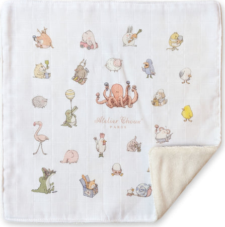 Asciugamano Mini Atelier Choux Bèbè Choux Casa e cucina/Bagno/Accessori e biancheria da bagno per bambini/Asciugamani La Casa Del Bebè - Napoli, Commerciovirtuoso.it