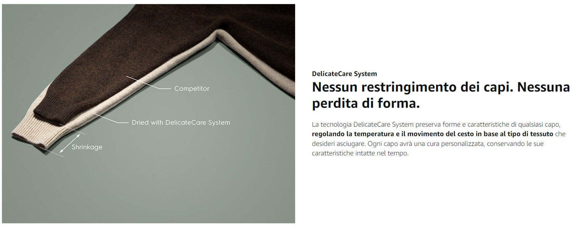 Asciugatrice Electrolux EW8H282S 8Kg A++ Pompa di calore DelicateCare PerfectCar